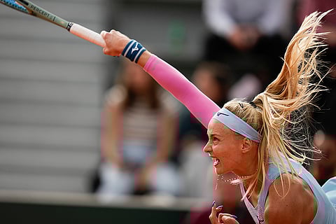 French open 2024 Day 1: Rebecca Sramkova plays against Amanda Anisimova
